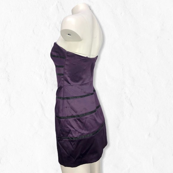 NWT BCBGeneration Violet Seamed Bustier Dress Sz 4 - Picture 6 of 11